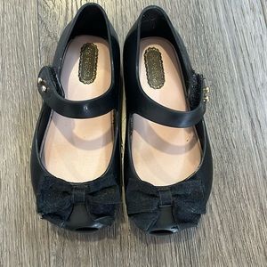 Mini Melissa Mary Jane with bow size 8